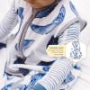 imageBurts Bees Baby Beekeeper Wearable Blanket Organic Cotton Swaddle 05 or 15 TOG Newborn Essentials Shower GiftBlue