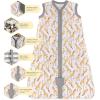 imageBurts Bees Baby Beekeeper Wearable Blanket Organic Cotton Swaddle 05 or 15 TOG Newborn Essentials Shower GiftGiraffes