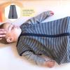 imageBurts Bees Baby Beekeeper Wearable Blanket Organic Cotton Swaddle 05 or 15 TOG Newborn Essentials Shower GiftMidnight Stripe