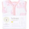 imageBurts Bees Baby Beekeeper Wearable Blanket Organic Cotton Swaddle 05 or 15 TOG Newborn Essentials Shower GiftQuilted Blossom Elephants