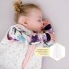 imageBurts Bees Baby Beekeeper Wearable Blanket Organic Cotton Swaddle 05 or 15 TOG Newborn Essentials Shower GiftQuilted Butterfly Garden