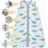 imageBurts Bees Baby Beekeeper Wearable Blanket Organic Cotton Swaddle 05 or 15 TOG Newborn Essentials Shower GiftQuilted Herbivores
