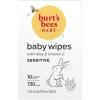imageBurts Bees Baby Wipes Unscented Natural for Sensitive Skin with Aloe and Vitamin E  72 Baby Wipes  10 PackBaby Wipes