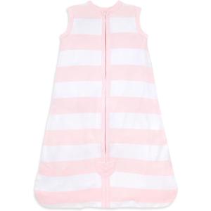 imageBurts Bees Baby Beekeeper Wearable Blanket Organic Cotton Swaddle 05 or 15 TOG Newborn Essentials Shower GiftRugby Stripe Blossom