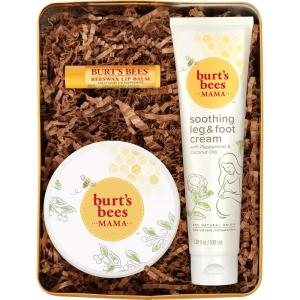 imageBurts Bees Pregnancy Essentials Gifts Set 3 Giftable Baby Shower Products ampamp Must Have Baby Registry Items Nourishing Skincare  Mama Belly Butter Original Lip Balm Leg ampamp Foot CreamMama Pregnancy Set