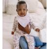 imageBurts Bees Baby 5Pack Bandana Bib Set with Snap ClosurePink Sand