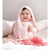 imageBurts Bees Baby Infant Blanket Cable Knit Made with 100 Soft Breathable Organic Cotton Nursing Blankets Machine Wash Baby Newborn Essentials Size 30 x 40 InchBlossom