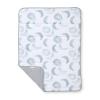 imageBurts Bees Baby Reversible Blanket Nursery Stroller ampamp TummyTime Organic Jersey Cotton Quilted Infant ampamp Toddler BeddingCloud Hello Moon