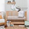 imageBurts Bees Baby Reversible Blanket Nursery Stroller ampamp TummyTime Organic Jersey Cotton Quilted Infant ampamp Toddler BeddingPine Forest