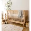 imageBurts Bees Baby Reversible Blanket Nursery Stroller ampamp TummyTime Organic Jersey Cotton Quilted Infant ampamp Toddler BeddingSwaying Branches Blue