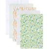 imageBurts Bees Baby Infant Burp Cloths 100 Organic Cotton Extra Absorbent Soft Fabric Drool Cloths 5Pack Newborn MustHave Essential Large Burping Cloths One Size 17 x 1175 InchesCarrots  Avocados