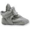 imageBurts Bees Baby Newborn Essentials Unisex Organic Cotton BootiesHeather Grey