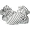 imageBurts Bees Baby Newborn Essentials Unisex Organic Cotton BootiesHeather Grey Stripe