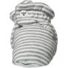 imageBurts Bees Baby Newborn Essentials Unisex Organic Cotton BootiesHeather Grey Stripe