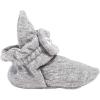 imageBurts Bees Baby Newborn Essentials Unisex Organic Cotton BootiesQuilted Heather Grey
