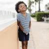 imageBurts Bees Baby babyboys Short Sleeve Shirt and Pant Set Top ampamp Bottom Outfit 100 Organic CottonClassic Stripe