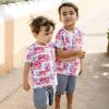 imageBurts Bees Baby babyboys Short Sleeve Shirt and Pant Set Top ampamp Bottom Outfit 100 Organic CottonMajestic Flags
