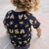 imageBurts Bees Baby babyboys Short Sleeve Shirt and Pant Set Top ampamp Bottom Outfit 100 Organic CottonUsa