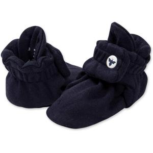imageBurts Bees Baby Newborn Essentials Unisex Organic Cotton BootiesNavy Blue