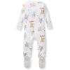 imageBurts Bees Baby Baby Boys Boys Sleeper Pjs 100 Organic Cotton Onepiece Footie Zip Up Jumpsuit Snug Fit PajamasJungle Gym