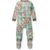 imageBurts Bees Baby Baby Boys Boys Sleeper Pjs 100 Organic Cotton Onepiece Footie Zip Up Jumpsuit Snug Fit PajamasTouchdown