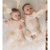 imageBurts Bees Baby Baby Girls Pajamas Sleep and Play Soft 100 Organic Cotton OnePiece PJ with NonSlip Bee Grip FootiesPink Good Night Sky