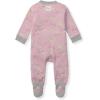 imageBurts Bees Baby Baby Girls Pajamas Sleep and Play Soft 100 Organic Cotton OnePiece PJ with NonSlip Bee Grip FootiesPolar Mountain