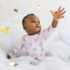 imageBurts Bees Baby Baby Girls Pajamas Sleep and PlayStardust Bunnies