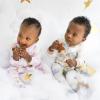 imageBurts Bees Baby Baby Girls Pajamas Sleep and PlayStardust Bunnies