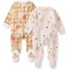 imageBurts Bees Baby Baby Girls Pajamas Sleep and PlayWaffle  Cheesecake