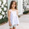 imageBurts Bees Baby babygirls Top and Pant Set Sleeveless Tunic and Leggings Bundle 100 Organic CottonCoral