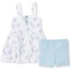 imageBurts Bees Baby babygirls Top and Pant Set Sleeveless Tunic and Leggings Bundle 100 Organic CottonCoral
