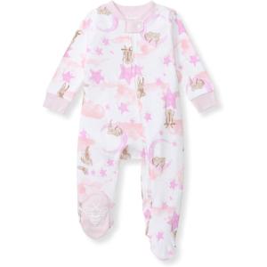 imageBurts Bees Baby Baby Girls Pajamas Sleep and PlayStardust Bunnies