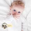 imageBurts Bees Baby Organic Cotton Bodysuits  Baby Boy ampamp Girl Short and Long Sleeve OnePieces 5PackCloud Long Sleeve