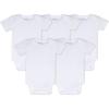 imageBurts Bees Baby Organic Cotton Bodysuits  Baby Boy ampamp Girl Short and Long Sleeve OnePieces 5PackCloud