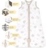 imageBurts Bees Baby Unisex Beekeeper Wearable Blanket Organic Cotton  Light Weight or Medium Weight  Newborn EssentialsQuilted Counting Sheep