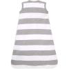 imageBurts Bees Baby unisexbaby Beekeeper Wearable Blanket 100 Organic Cotton Swaddle Transition Sleeping BagRugby Stripe Heather Grey