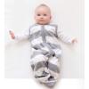 imageBurts Bees Baby unisexbaby Beekeeper Wearable Blanket 100 Organic Cotton Swaddle Transition Sleeping BagRugby Stripe Heather Grey