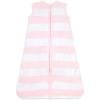 imageBurts Bees Baby unisexbaby Beekeeper Wearable Blanket 100 Organic Cotton Swaddle Transition Sleeping BagRugby Stripe Blossom