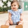 imageBurts Bees Baby Romper 100 Organic Cotton Onepiece Bubble Shortall and Layette Set Girl Outfit 2PackOcean Gems