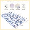 imageBurts Bees Baby  Fitted Crib Sheet Girls Boys ampamp Unisex 100 Organic Cotton Crib Sheet for Standard Crib ampamp Toddler Mattresses Pack of 2Blossom Elephants