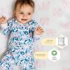 imageBurts Bees Baby  Fitted Crib Sheet Girls Boys ampamp Unisex 100 Organic Cotton Crib Sheet for Standard Crib ampamp Toddler Mattresses Pack of 2Blossom Elephants