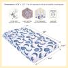 imageBurts Bees Baby  Fitted Crib Sheet Girls Boys ampamp Unisex 100 Organic Cotton Crib Sheet for Standard Crib ampamp Toddler Mattresses Pack of 2Flower Fields