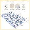 imageBurts Bees Baby  Fitted Crib Sheet Girls Boys ampamp Unisex 100 Organic Cotton Crib Sheet for Standard Crib ampamp Toddler Mattresses Pack of 2Giraffes