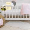 imageBurts Bees Baby  Fitted Crib Sheet Girls Boys ampamp Unisex 100 Organic Cotton Crib Sheet for Standard Crib ampamp Toddler Mattresses Pack of 2Graceful Swans