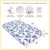 imageBurts Bees Baby  Fitted Crib Sheet Girls Boys ampamp Unisex 100 Organic Cotton Crib Sheet for Standard Crib ampamp Toddler Mattresses Pack of 2Graceful Swans