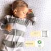 imageBurts Bees Baby  Fitted Crib Sheet Girls Boys ampamp Unisex 100 Organic Cotton Crib Sheet for Standard Crib ampamp Toddler Mattresses Pack of 2Grey Bees