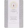imageBurts Bees Baby  Fitted Crib Sheet Girls Boys ampamp Unisex 100 Organic Cotton Crib Sheet for Standard Crib ampamp Toddler Mattresses Pack of 2Grey Stripe