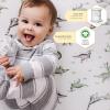 imageBurts Bees Baby  Fitted Crib Sheet Girls Boys ampamp Unisex 100 Organic Cotton Crib Sheet for Standard Crib ampamp Toddler Mattresses Pack of 2Happy Herbivores