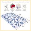 imageBurts Bees Baby  Fitted Crib Sheet Girls Boys ampamp Unisex 100 Organic Cotton Crib Sheet for Standard Crib ampamp Toddler Mattresses Pack of 2Jumbo Stripe